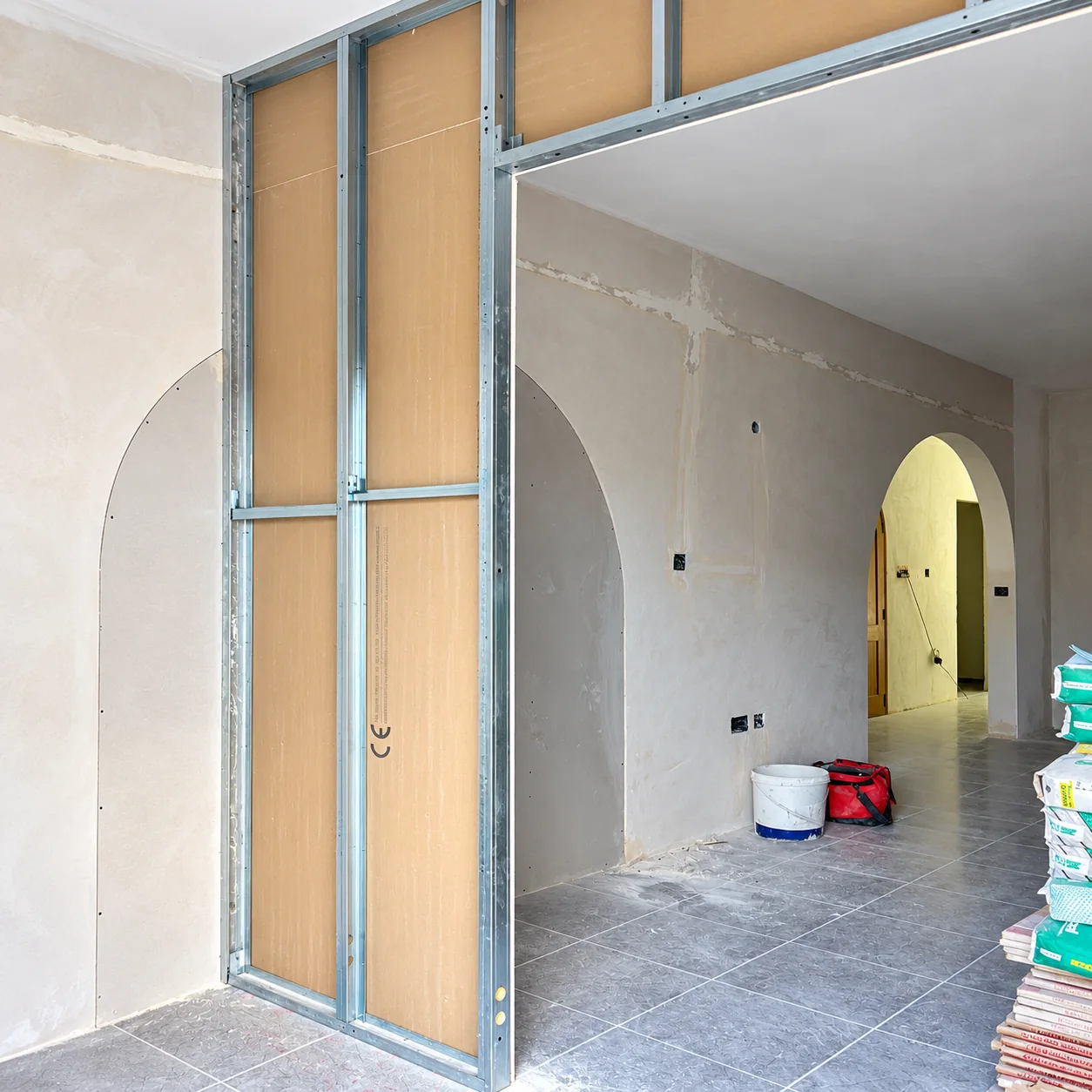 Gypsum & Ceilings work in Malta
